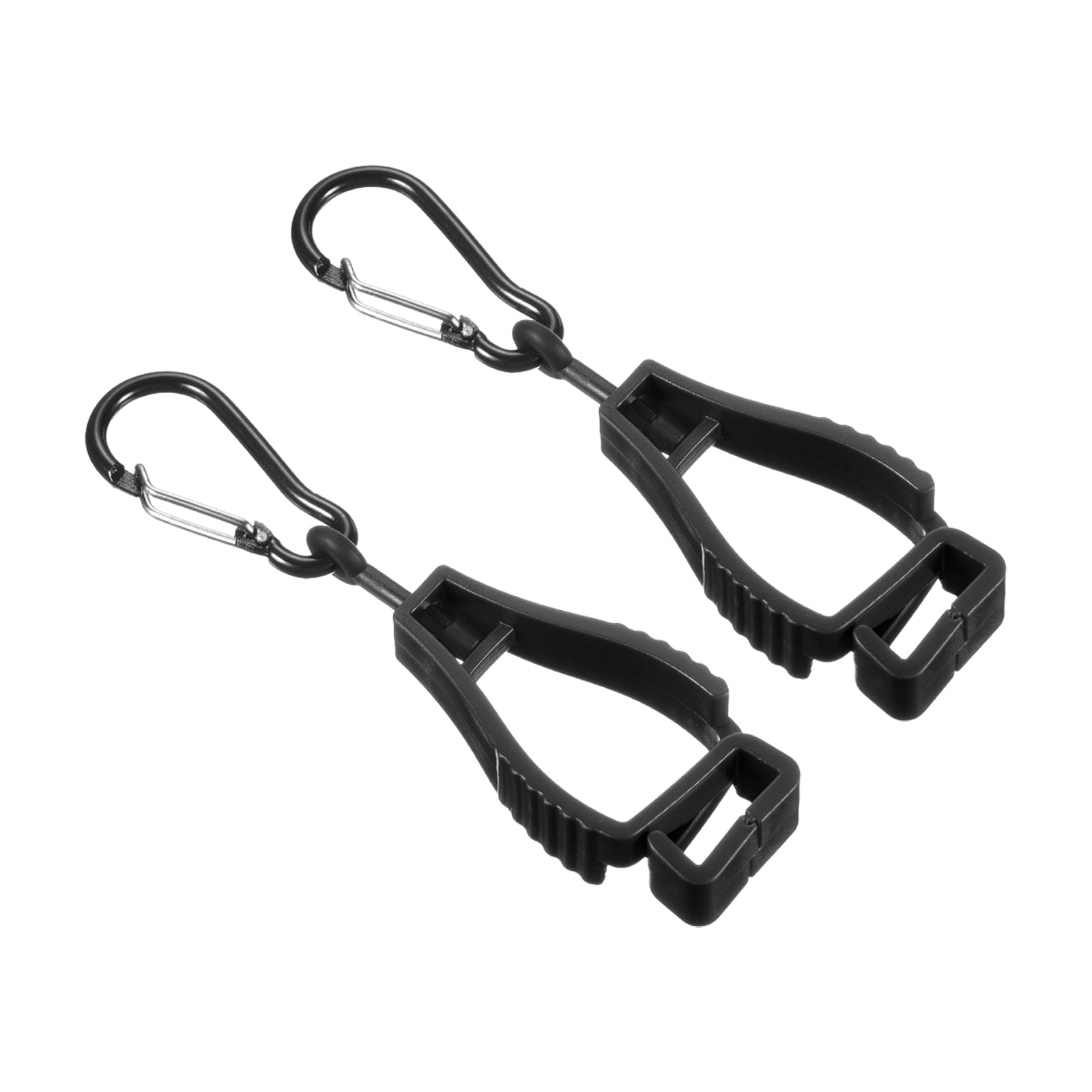 Unique Bargains Glove Keeper Helmet Grabber Catcher Clips Holder Black