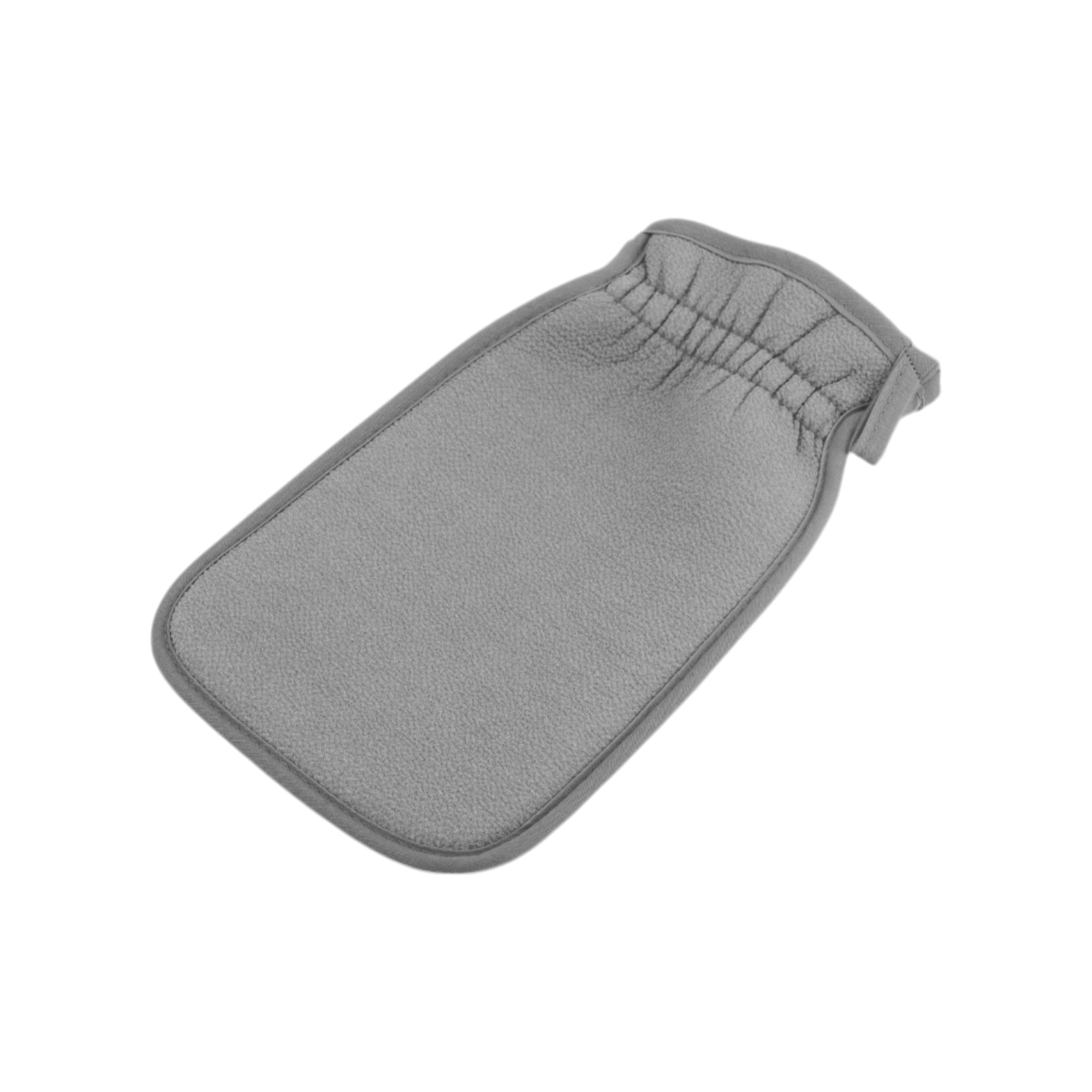Unique Bargains Gloves Bath Towel for Shower Room 14x24cm 1 Pc Deep Gray