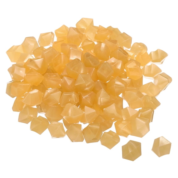 Unique Bargains Glow Rocks Luminous Stones Decor for Garden Orange