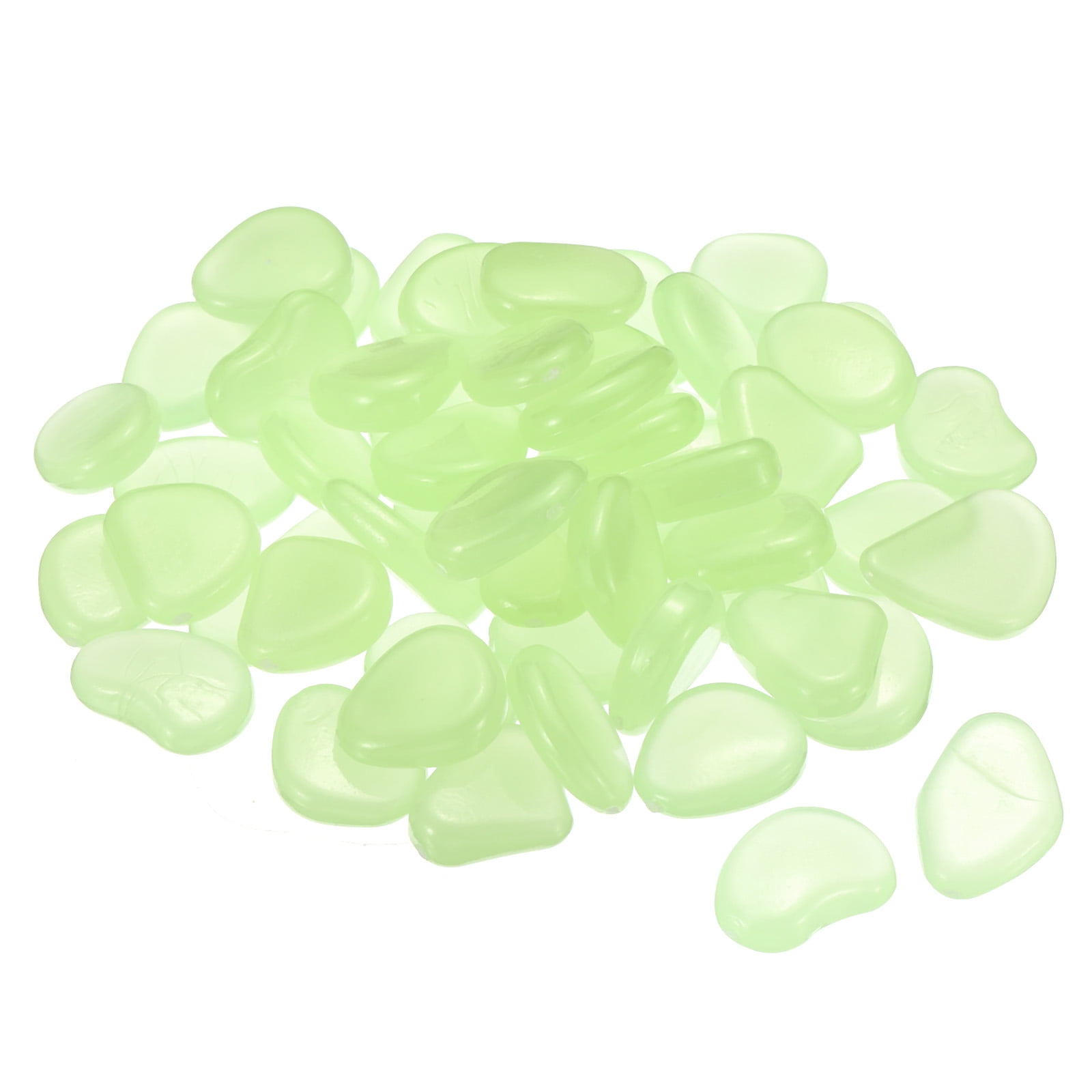 Unique Bargains Glow Rocks Luminous Stones Decor for Potted Plant Fish Tank Translucent