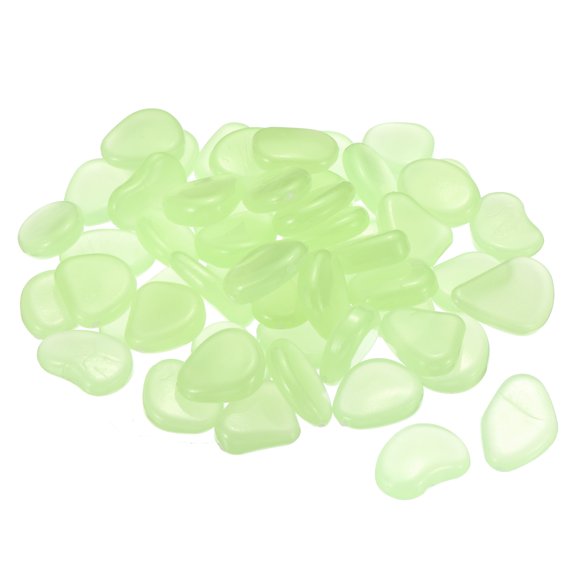 Unique Bargains Glow Rocks Luminous Stones Decor for Potted Plant Fish Tank Translucent
