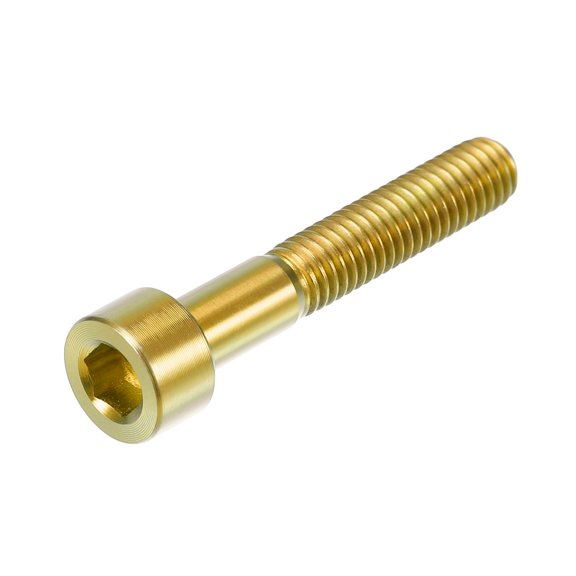Unique Bargains Gold Tone Universal M6x35 Bike Stem Bolt Bicycle Bike Headset Stem Bolt Bike Bicycle Accessory
