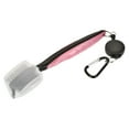 thumbnail image 1 of Unique Bargains Golf Club Brush Double Side Dust Groove Cleaner with Protective Shell Pink, 1 of 6