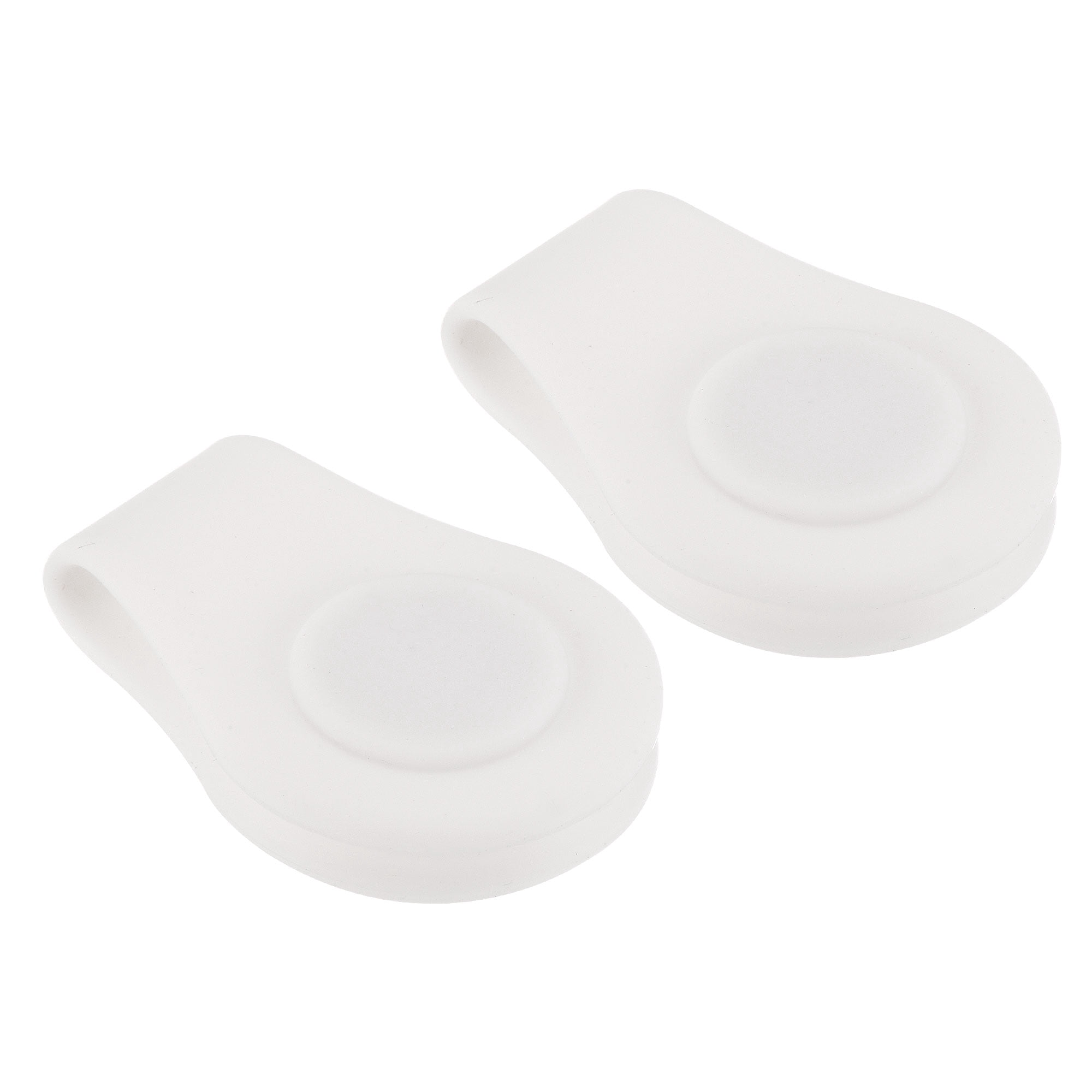 Unique Bargains Golf Hat Clip Silicone Cap Clamp with Magnetic Ball Marker Holder White