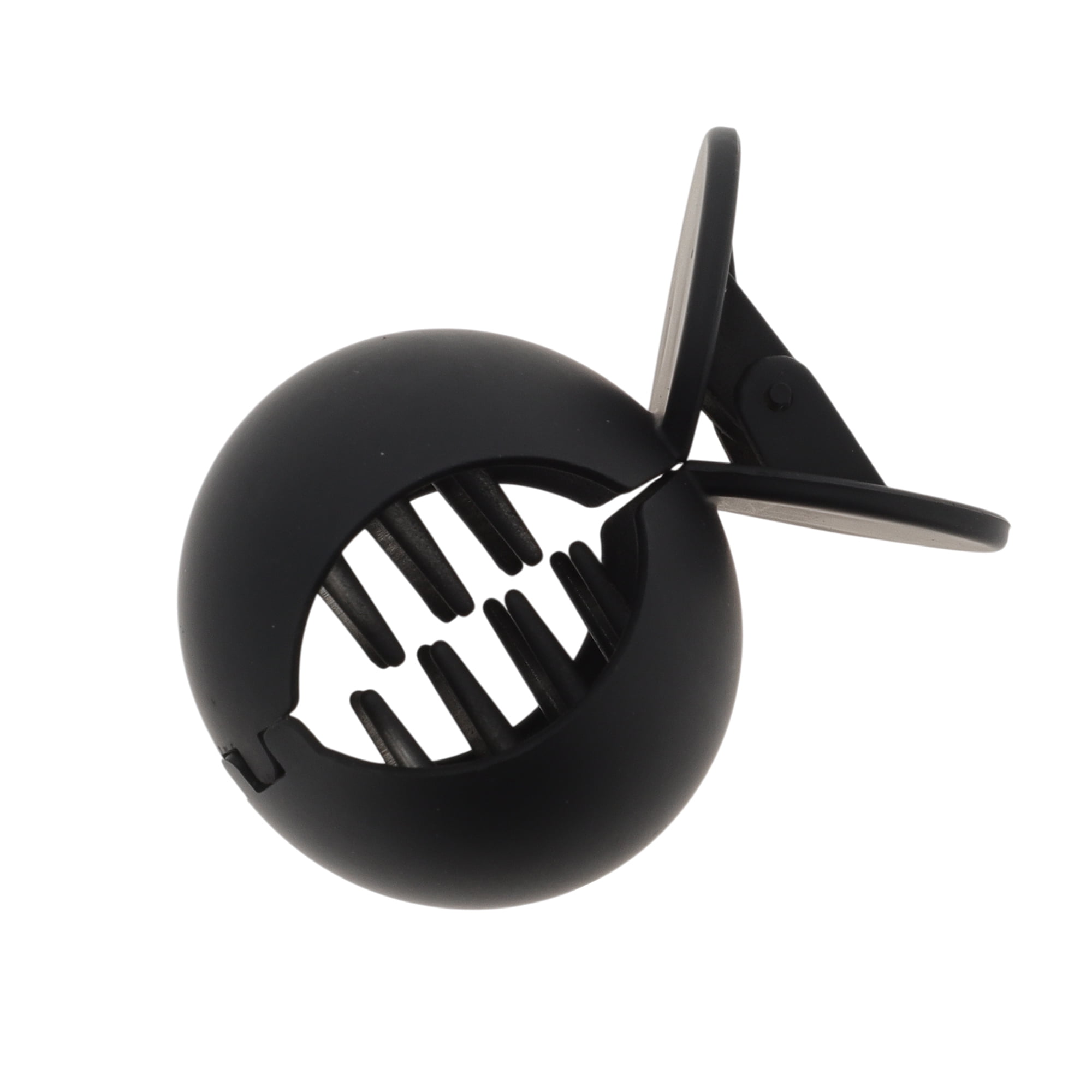 Unique Bargains Grace Frosted Circle Hair Clips Black Stylish and Practical