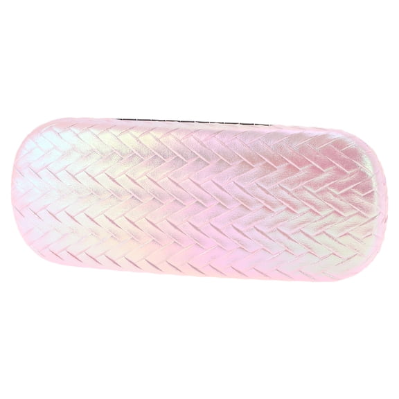 Unique Bargains Gradient Weave Eyeglasses Case Eyeglasses Storage 6.38"x2.44"x1.46" Pink
