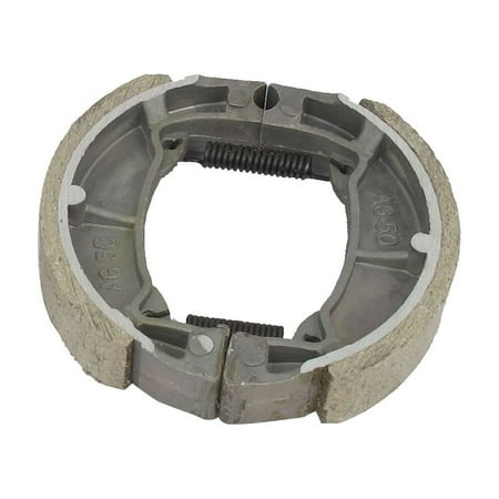 Unique Bargains Gray Electric Bicycle Brake Shoes Pads Drum Caliper for AG50