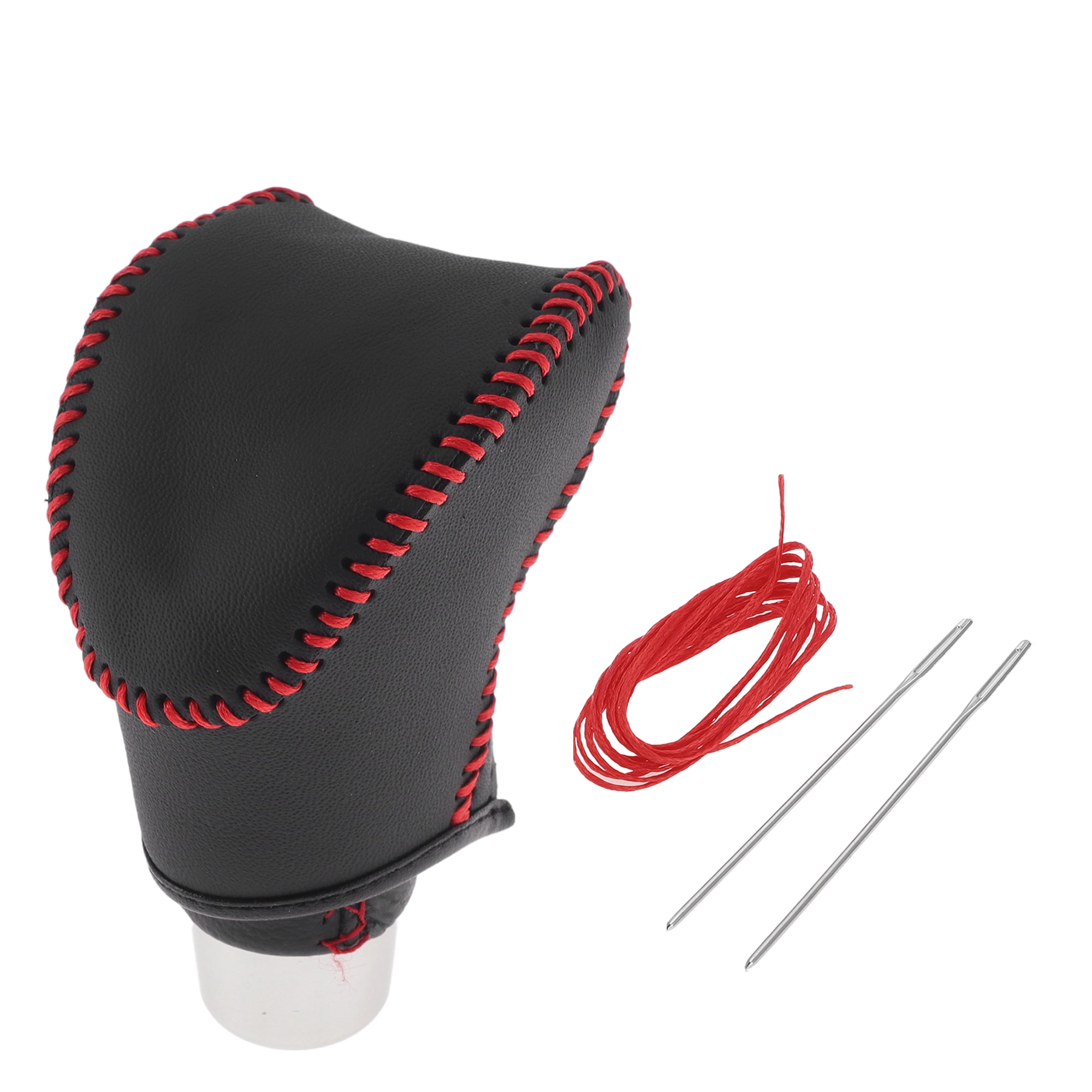 Unique Bargains Great Faux Leather Gear Shift Knob Cover for Kia Soul 2020-2023 Black1