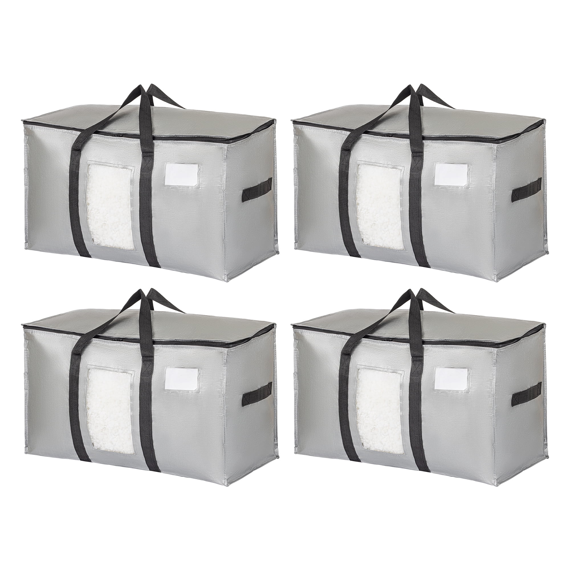 Unique Bargains Storage Bags for and Closet with Handles Grey 27.56"x13.78"x16.54"
