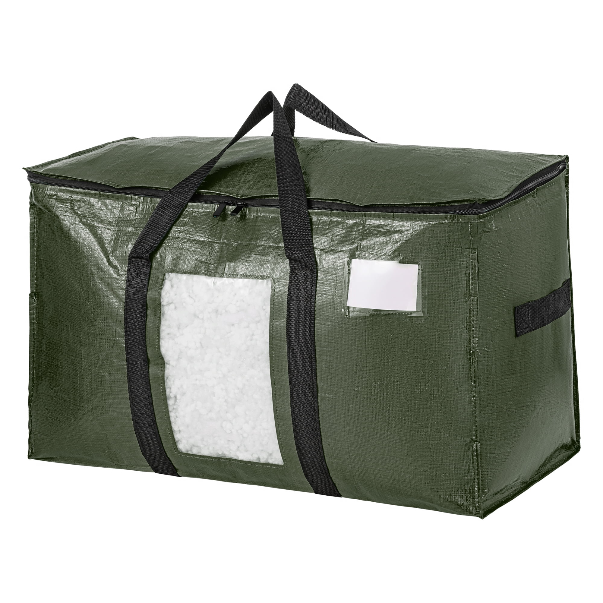 Unique Bargains Storage Bags for and Closet with Handles Light Green 27.56"x13.78"x16.54"