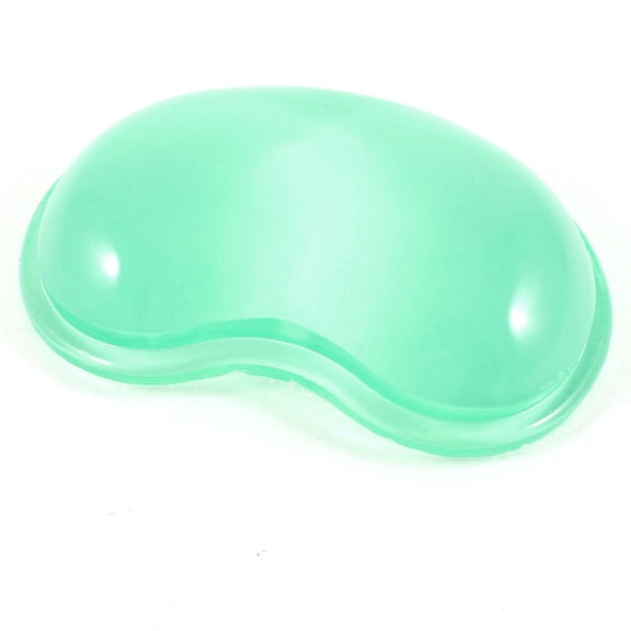 Unique Bargains Green Gel Wavy Mouse Pad Mat Wrist Rest Support for Desktop PC Computer