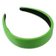 thumbnail image 1 of Unique Bargains Faux Leather Headband Hairband for Women 1.6 Inch Wide 1 Pcs Green, 1 of 7