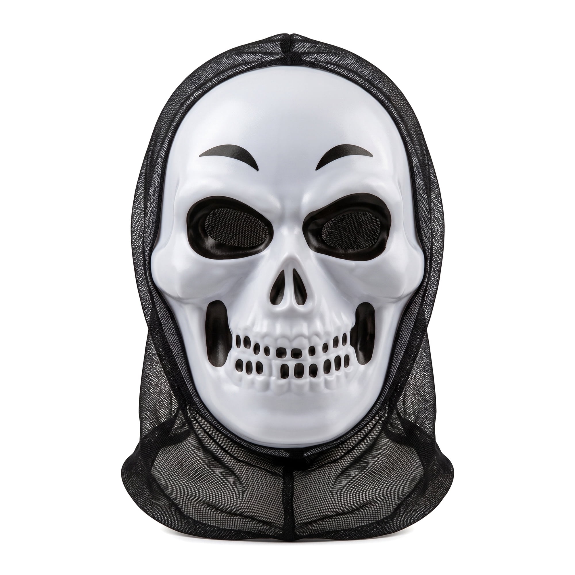 Unique Bargains Grim Masquerade Skull Mask for Halloween Party Smiling Ghost 12.6" x 8.7"