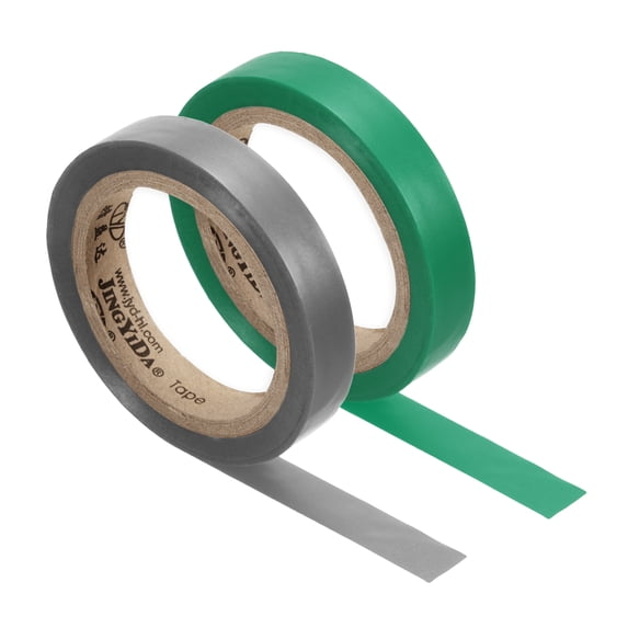 Unique Bargains Grip Finishing Tape Racket Accessories Sticky Seal for Tennis Badminton Grey,Green