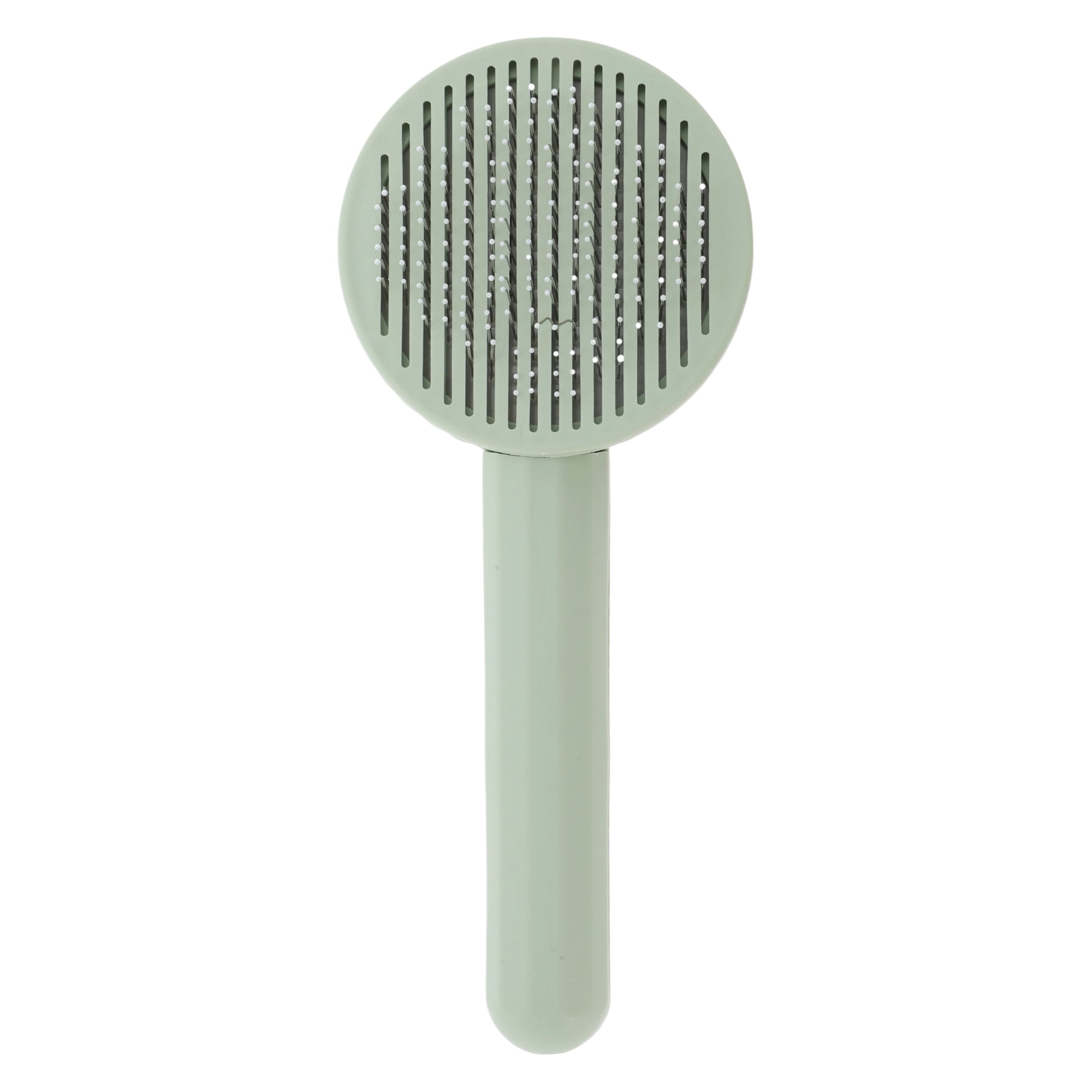 Unique Bargains Grooming Pet Brush for Cats and Dogs 1Pc Green 7.68 in