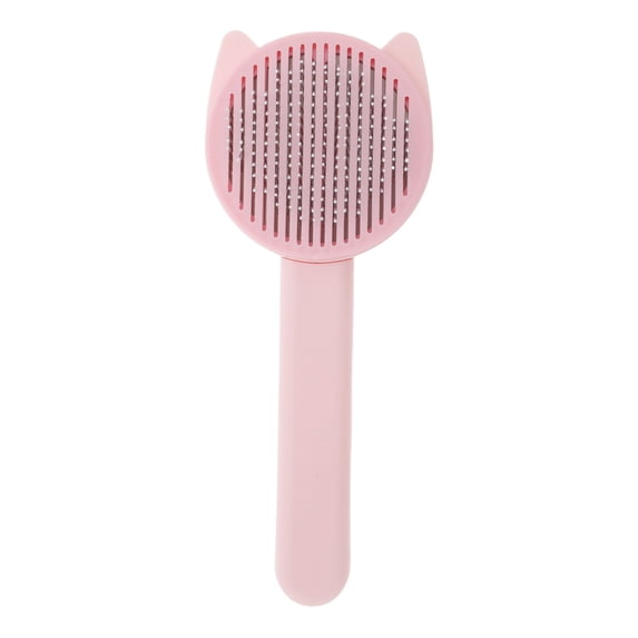 Unique Bargains Grooming Pet Brush for Cats and Dogs 1Pc Light Pink