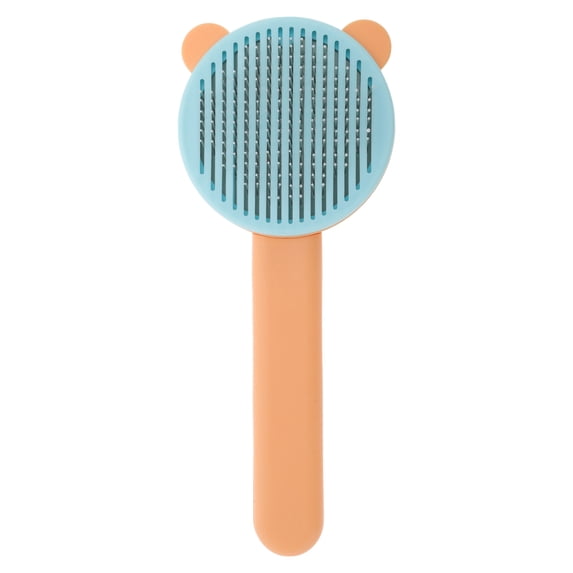 Unique Bargains Grooming Pet Brush for Cats and Dogs 1Pc Orange 7.68 in