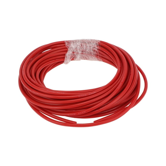 Unique Bargains Ground Wire Power Wire 10m Red TC 1 Pcs 14AWG Fully Insulated& Soft Touch Jacket Car Radio, Automotive, Car speakers Universal