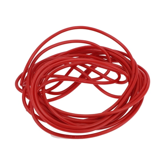 Unique Bargains Ground Wire Power Wire 5m Red TC 1 Pcs 14AWG Fully Insulated& Soft Touch Jacket Car Radio, Automotive, Car speakers Universal