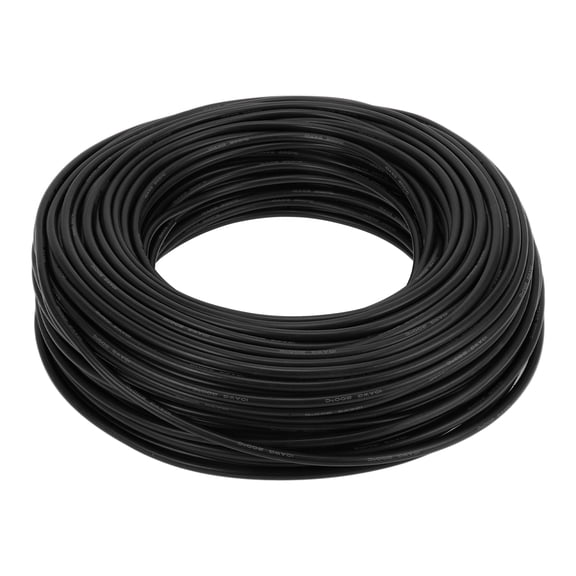 Unique Bargains Ground Wire Power Wire 76m Black TC 1 Pcs 10AWG Fully Insulated& Soft Touch Jacket Car Radio, Automotive, Car speakers Universal