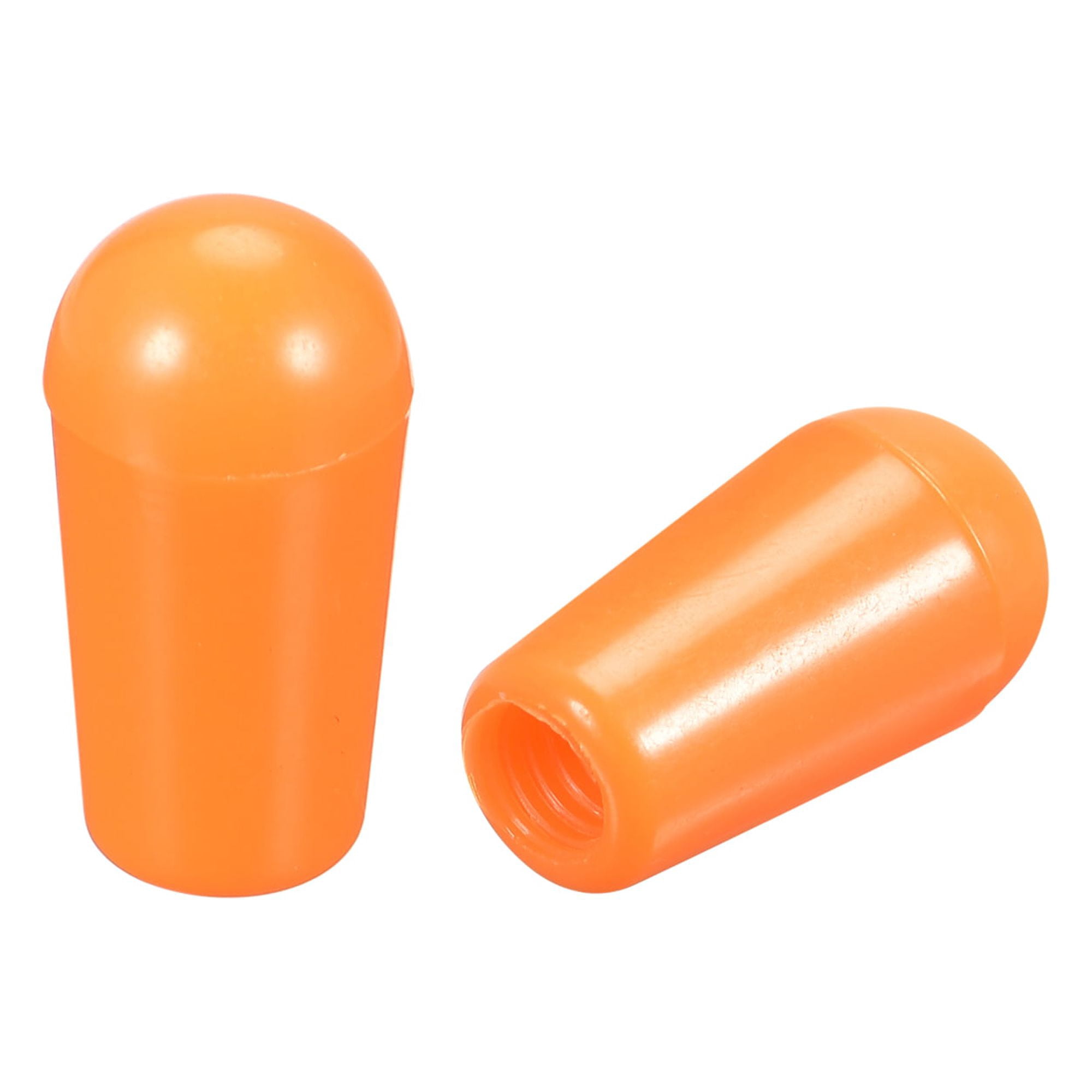 Unique Bargains Guitar Toggle Switch Knob Cap Cover ABS for 3 Way Guitar Switch Orange