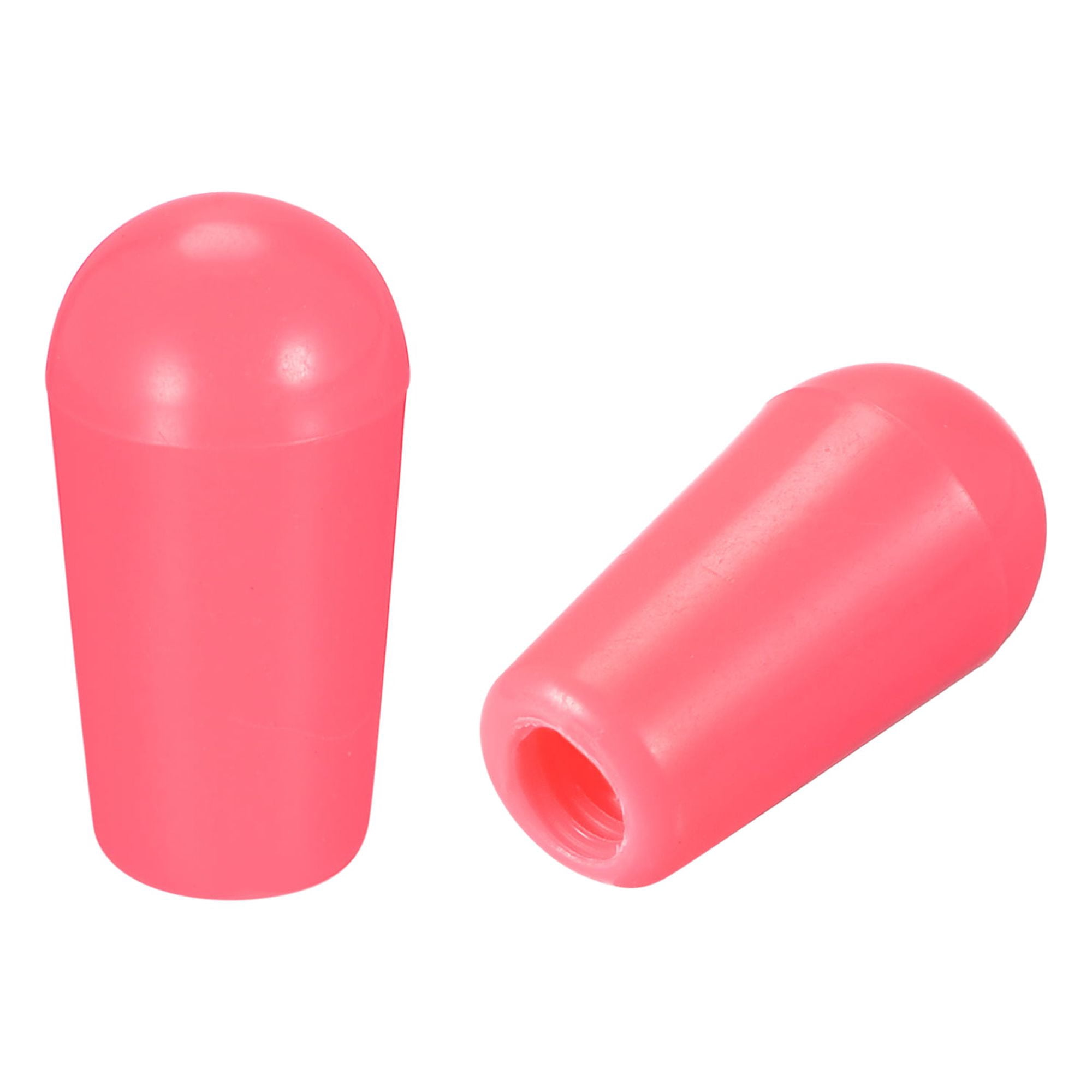 Unique Bargains Guitar Toggle Switch Knob Cap Cover ABS for 3 Way Guitar Switch Pink