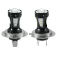 thumbnail image 1 of Unique Bargains H7 Fog Lights Bulbs  Bulb 3030 Chips Car LED Driving Running Lamp Aluminum White (Set of 2), 1 of 6