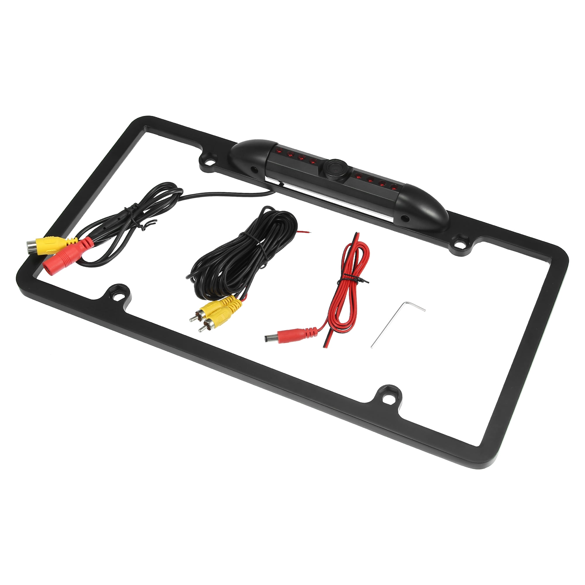 Unique Bargains HD Backup Camera License Plate Backup Camera Waterproof Night Vision