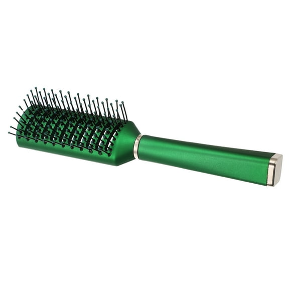 Unique Bargains Hair Brush Detangle Brush for Everyone Hair Brush for Thick Dry Hair Dark Geen 1Pcs Dark Green ABS