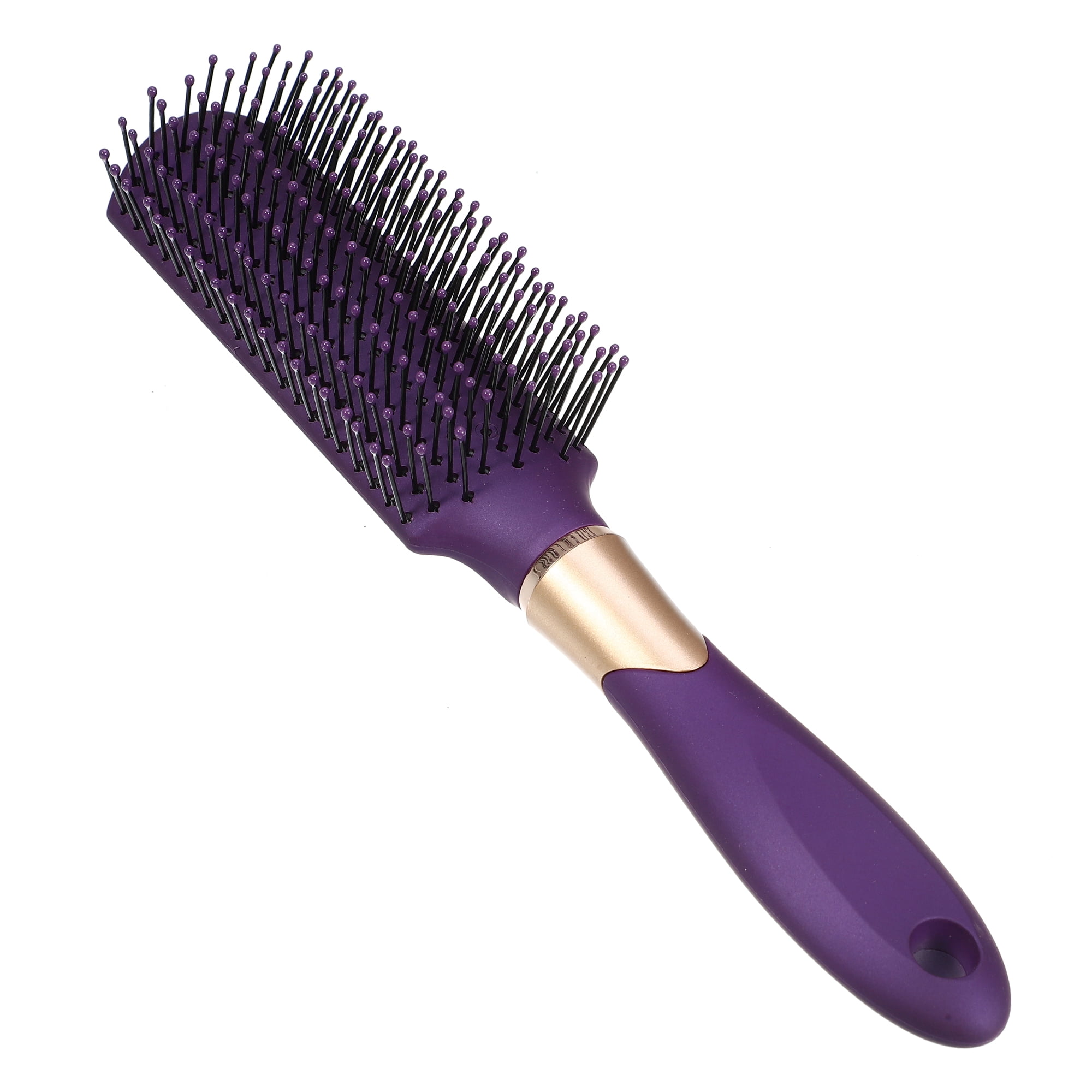 Unique Bargains Hair Brush Detangling Brush for Women Men for Curly Straight Hair Purple