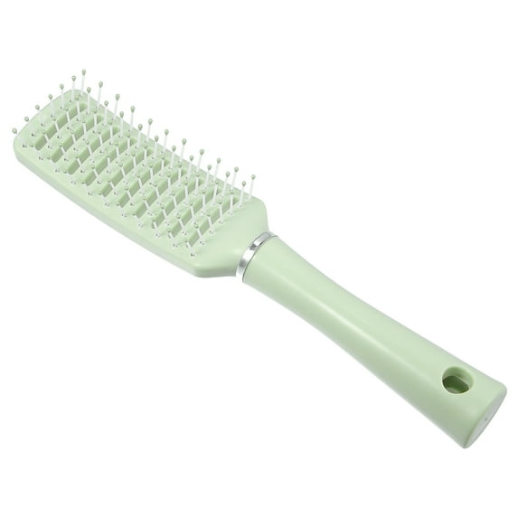Unique Bargains Hair Brush Detangling Brush for Women and Men for Long Short Thick Thin Curly Straight Hair 1Pc Plastic Green
