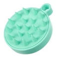 thumbnail image 1 of Unique Bargains Hair Care Hair Scalp Massager Shampoo Brush Green 3.74"x3.15"x1.77", 1 of 6