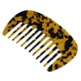 thumbnail image 1 of Unique Bargains Hair Comb Wide Tooth Anti-Static Pocket Size Comb for Thick Curly Hair Detangling Comb Brown, 1 of 7