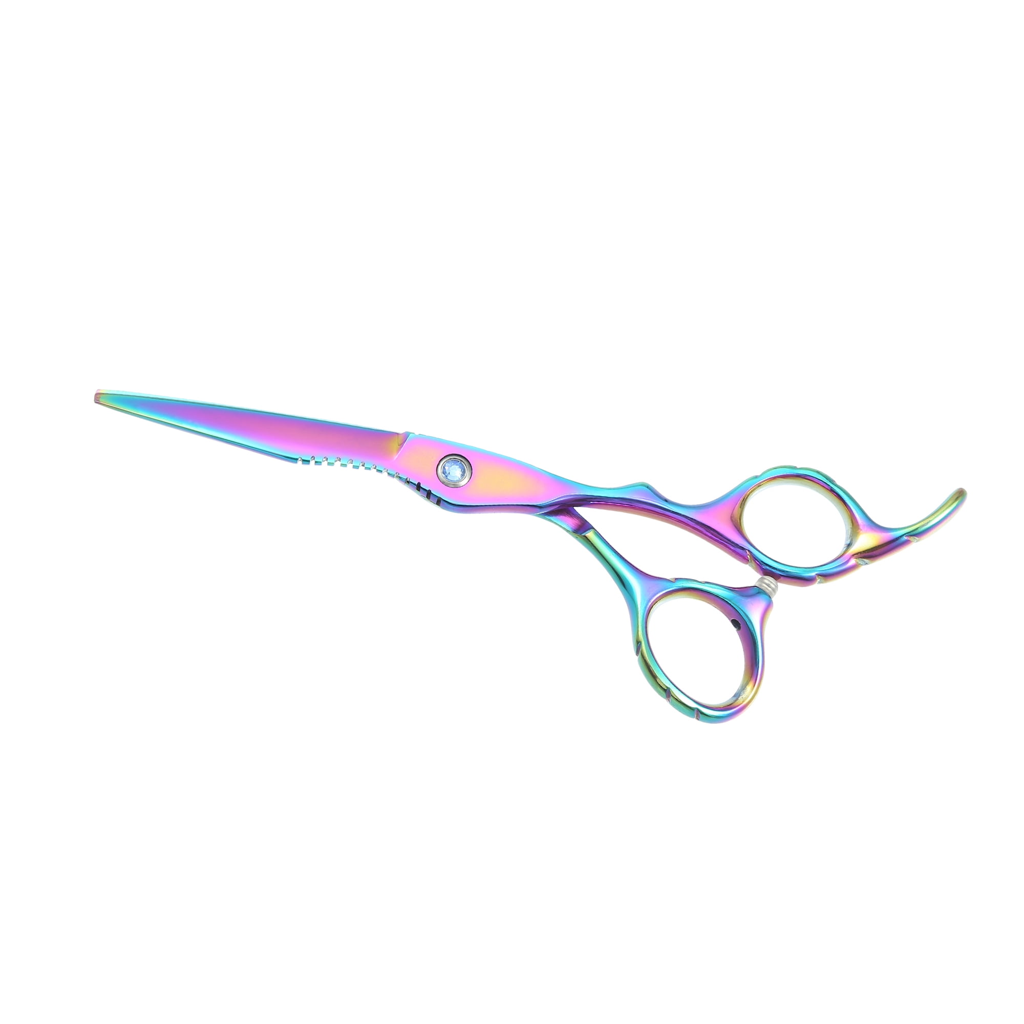 Unique Bargains Hair Cutting Scissors 6.5" Barber Scissors Hair Cutting Shear Multicolor