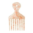 thumbnail image 1 of Unique Bargains Wide Tooth Afro Hair Pick Comb Hair Styling Tool for Men Women Plastic 1 PC Orange, 1 of 7