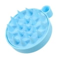 thumbnail image 1 of Unique Bargains Scalp Massager Hair Care Scalp Massager Shampoo Brush 3.62"x3.07"x1.38" Massager Tools Blue, 1 of 6