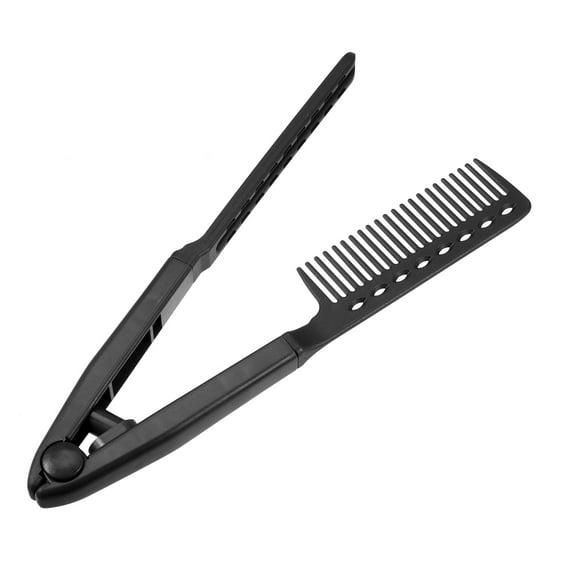 Unique Bargains Hair Straightening Comb Heat Resistance Home Straightener Styling Comb