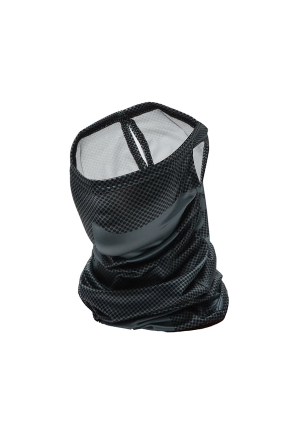 Half Pack UV Face Shield Polyester Dot Multipurpose Neck Gaiter Mask Sun Protection Breathable Black 1 Pcs
