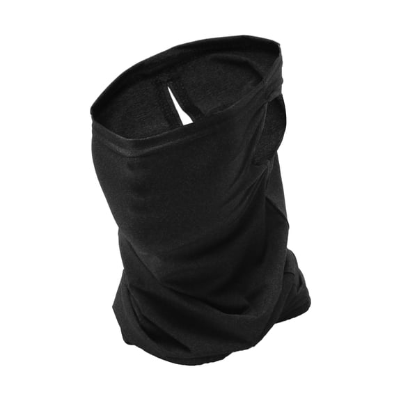 Unique Bargains Half Pack UV Face Shield Polyester Multipurpose Neck Gaiter Mask Sun Protection Breathable Dark Gray 1 Pcs