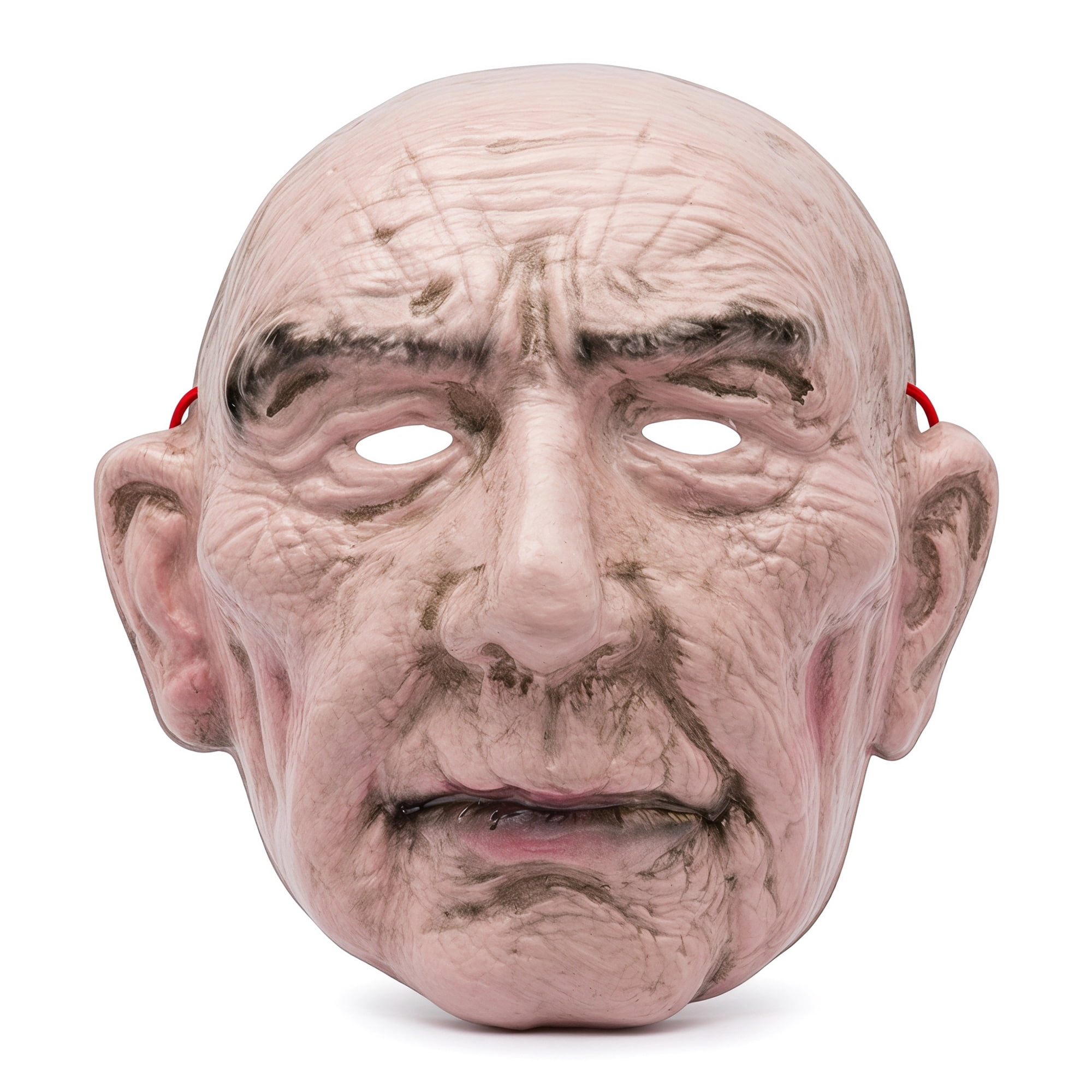 Unique Bargains Halloween Masquerade Mask, Plastic Face Mask for Costume Party Flesh Color