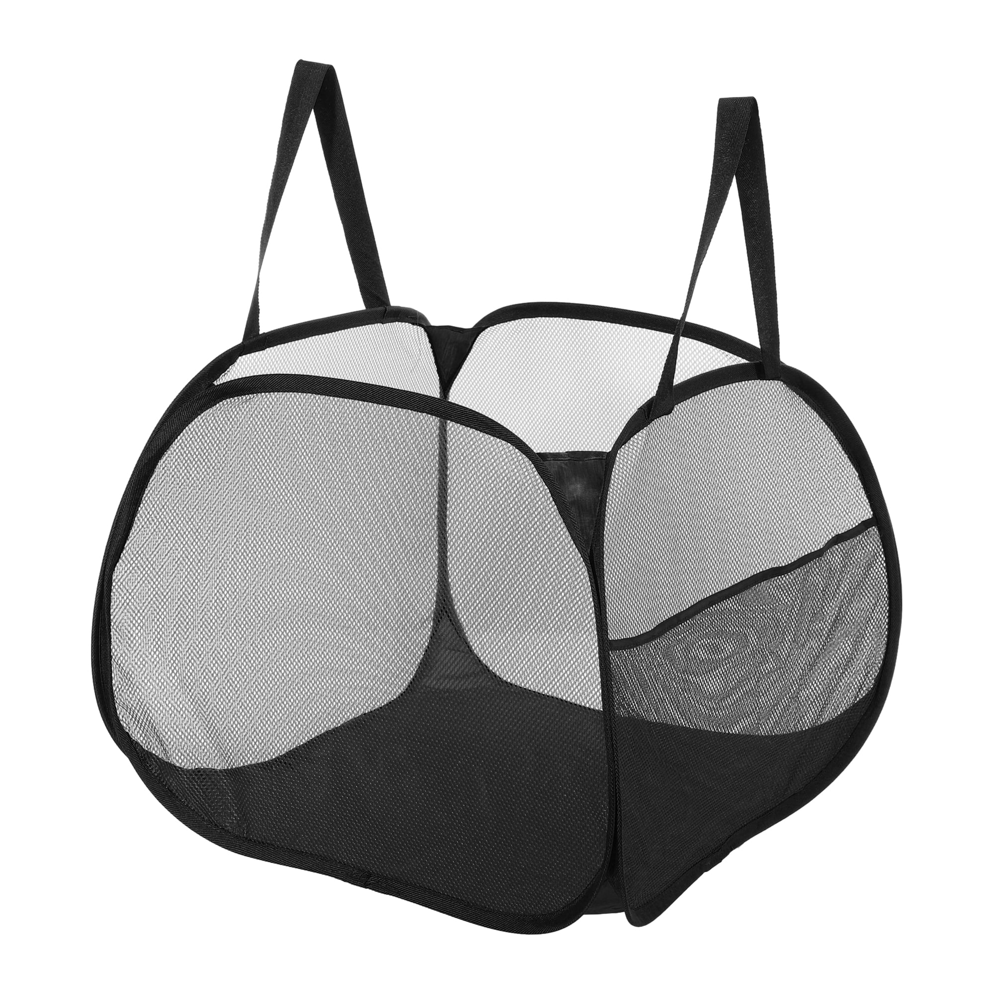 Unique Bargains Hamper Basket for Bathroom 1 Pc Black