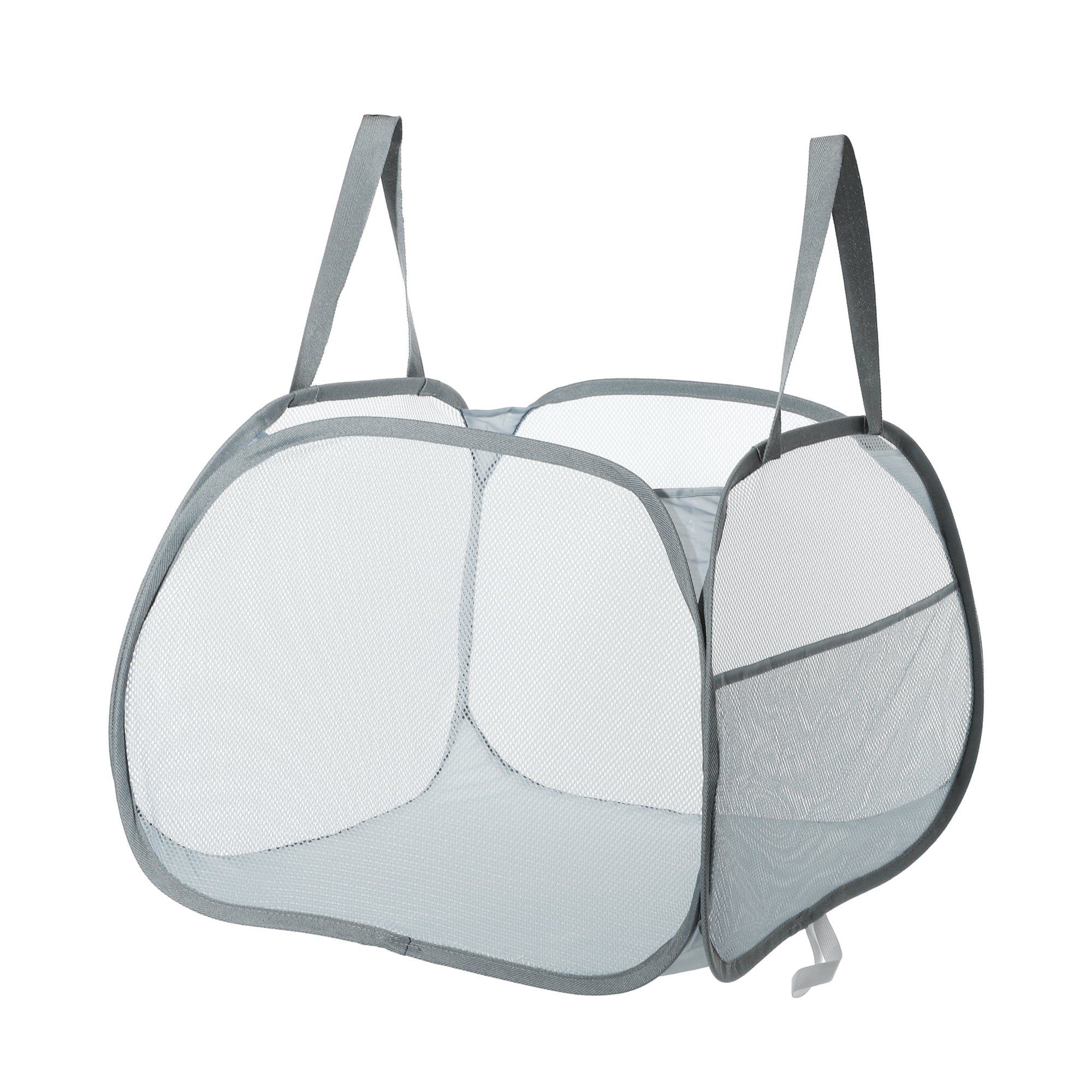 Unique Bargains Hamper Basket for Bathroom 1 Pc Gray