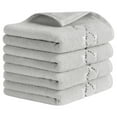 thumbnail image 1 of Unique Bargains Hand Towels Embroidered Bow Pattern Towels for Kitchen, Bath Grey 4-Piece, 1 of 5