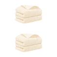 thumbnail image 1 of Unique Bargains Hand Towels Set 4 Pack Soft Comfort Towel Beige 14" x 30", 1 of 8