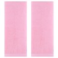 thumbnail image 1 of Unique Bargains Hand Towels Set of 2 Embroidered Floral Pattern Pink 14" x 31", 1 of 4