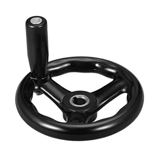 Unique Bargains Hand Wheel 125 mm Diameter 12 mm Hole Diameter for Milling Machine
