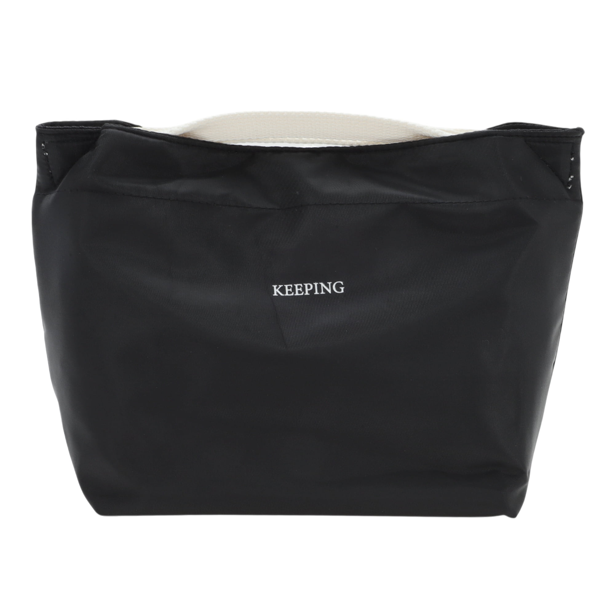 Unique Bargains Hand-held Lunch Bag 1 Pc Black