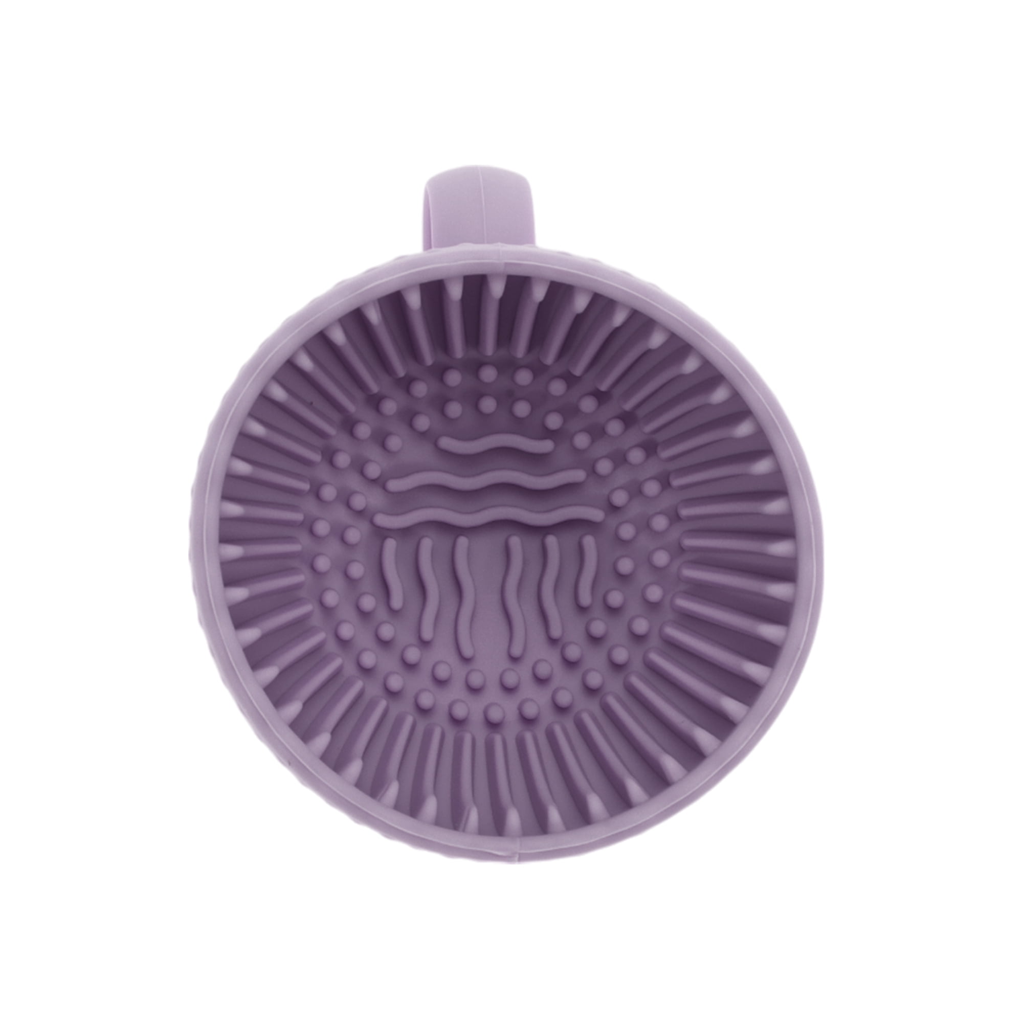 Unique Bargains Hand-held Makeup Brush Cleaner 1 Pc Dark Purple