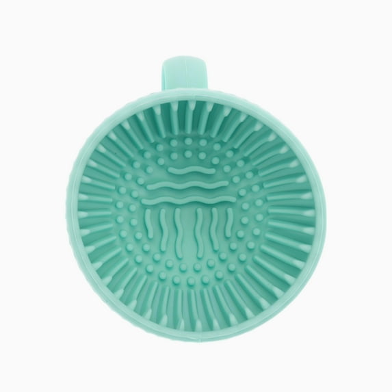 Unique Bargains Hand-held Makeup Brush Cleaner 1 Pc Green