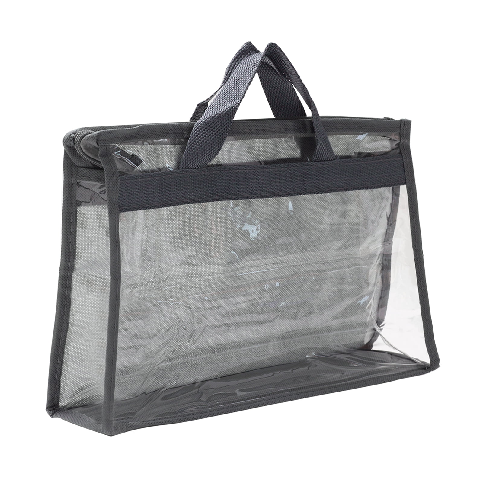 Unique Bargains Handbag Dust Purse Storage Organizer Cover 12.60"x4.13"x8.66" Gray 1Pcs
